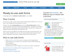 Tablet Screenshot of 100forms.com